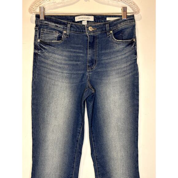 Vintage America Women's Boot Cut Jeans sz 10/30 Boot-y Mid-Rise Medium Wash - Picture 7 of 7